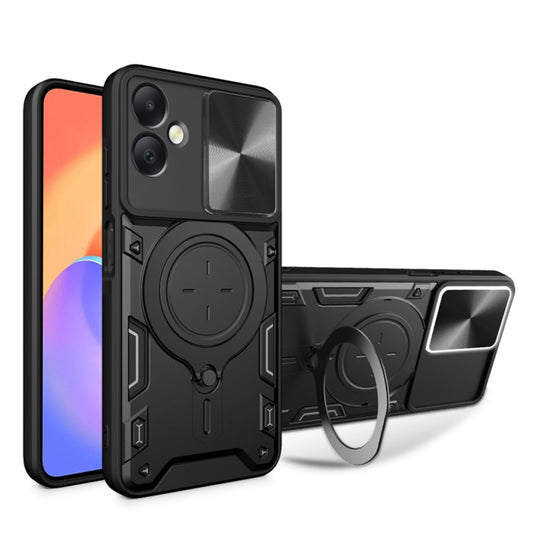 Etui na Samsung Galaxy A06 A065, Techsuit, CamGuard Pro, czarne