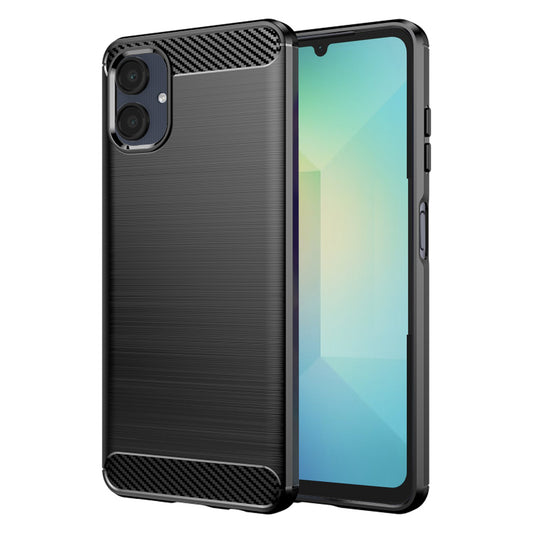 Etui na Samsung Galaxy A06 A065, Techsuit, Carbon, Czarny