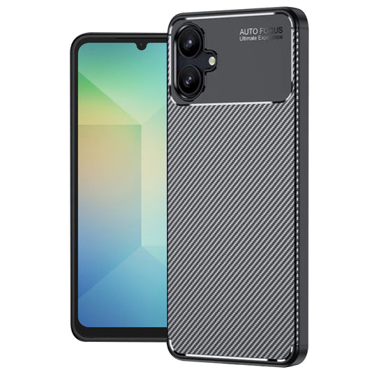 Etui na Samsung Galaxy A06 A065, Techsuit, CarbonFiber, czarne