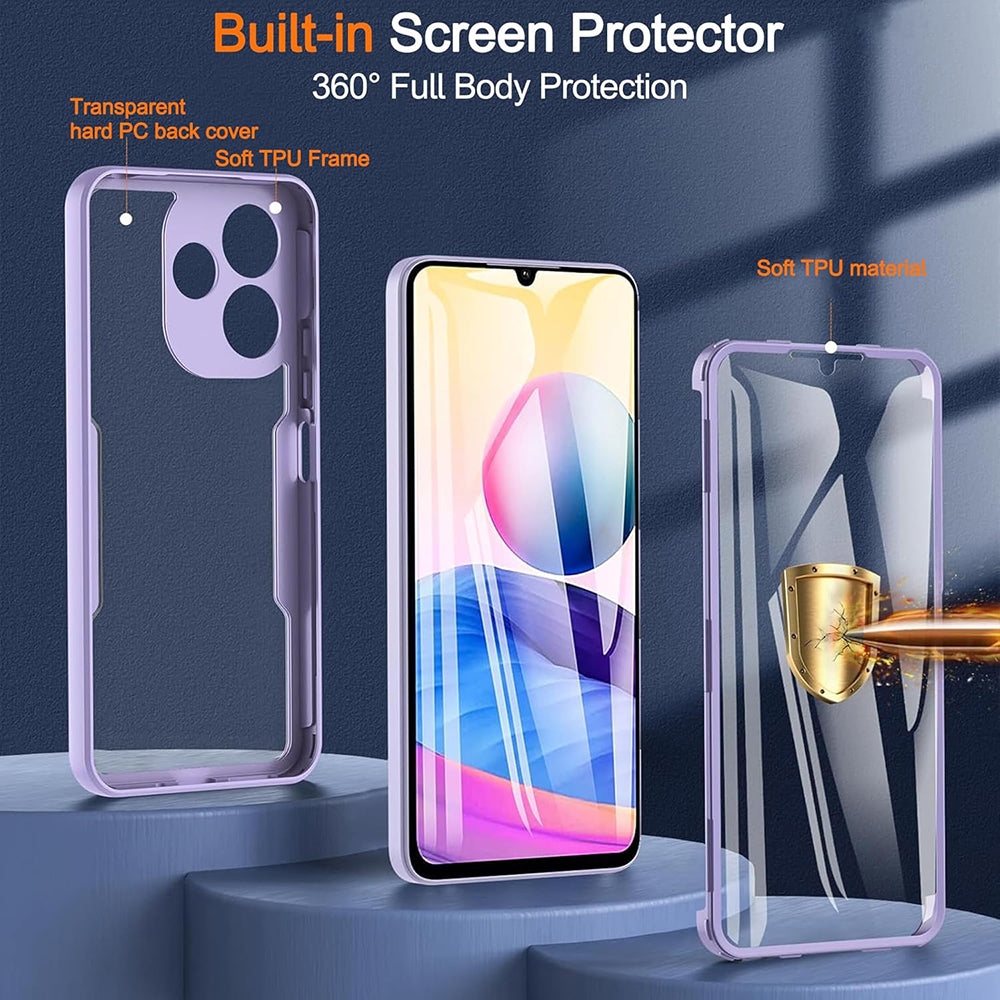 Etui na Samsung Galaxy A06 A065, Techsuit, ColorVerse 360, Niebieskie