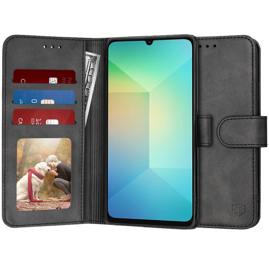 Etui na Samsung Galaxy A06 A065, Techsuit, Diary Book, czarne