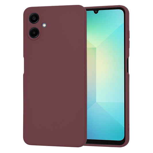 Etui na Samsung Galaxy A06 A065, Techsuit, SoftFlex, Wiśniowy