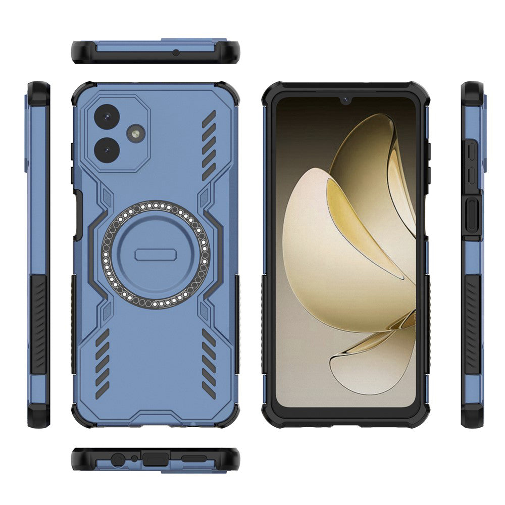 Etui MagSafe do Samsung Galaxy A07 4G A075, Techsuit, ArmorMag, Niebieskie