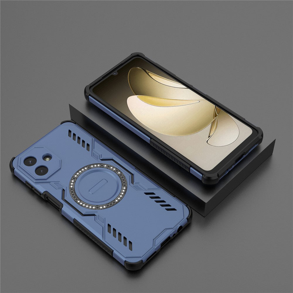 Etui MagSafe do Samsung Galaxy A07 4G A075, Techsuit, ArmorMag, Niebieskie