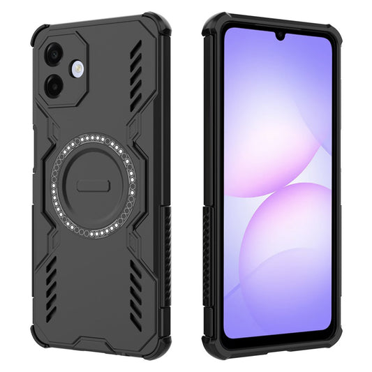 MagSafe Case for Samsung Galaxy A07 4G A075, Techsuit, ArmorMag, Black