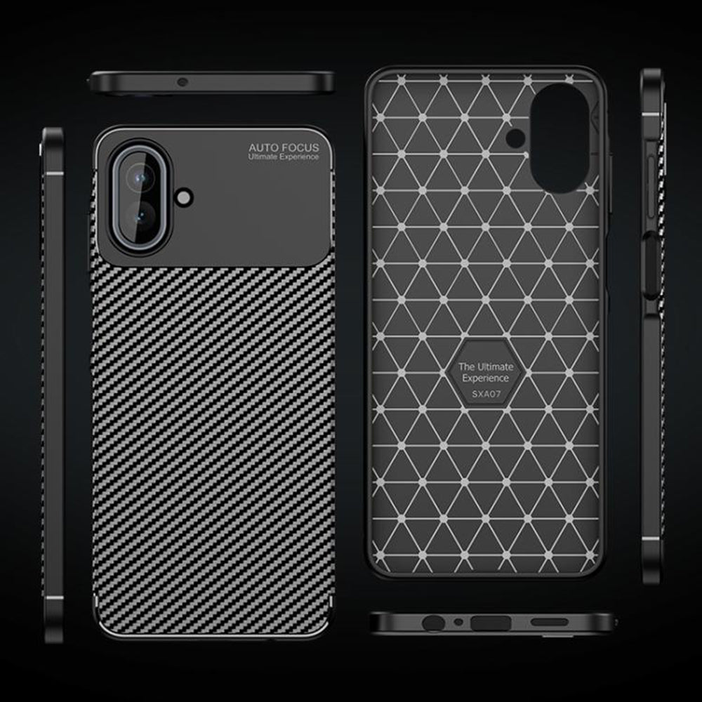 Etui na Samsung Galaxy A07 4G A075, Techsuit, CarbonFiber, czarne