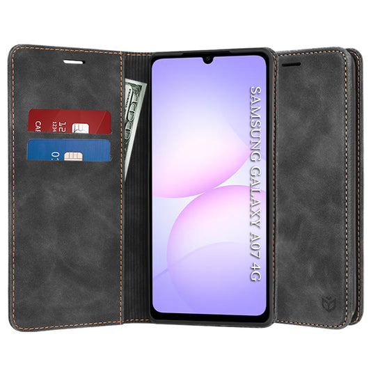 Etui na Samsung Galaxy A07 4G A075, Techsuit, Confy, Czarny