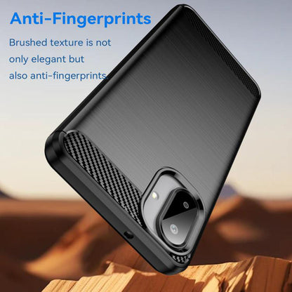 Case for Samsung Galaxy A07 4G A075, Techsuit, Carbon, Black