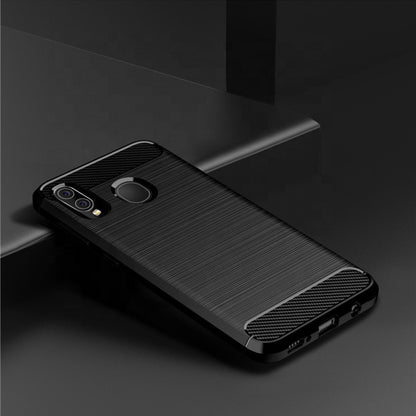 Etui na Samsung Galaxy A10 A105 / M10 M105, Techsuit, Carbon, Czarny