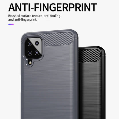 Etui na Samsung Galaxy A12 Nacho A127 / A12 A125, Techsuit, Carbon, Czarny