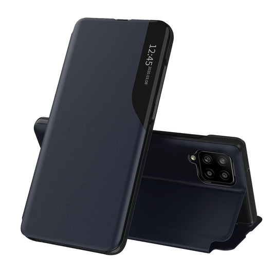Etui na Samsung Galaxy A12 Nacho A127 / A12 A125, Techsuit, eFold, Ciemnoniebieskie