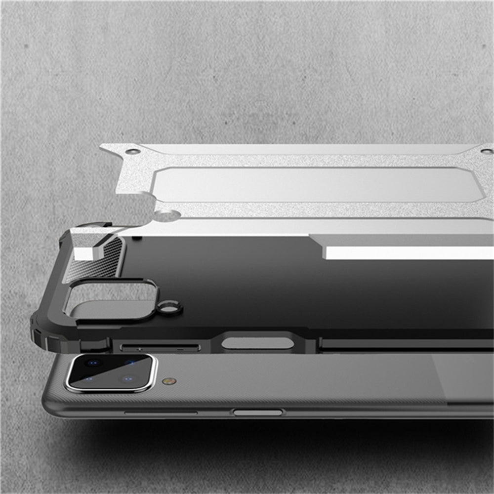 Case for Samsung Galaxy A12 Nacho A127 / A12 A125, Techsuit, Hybrid Armor, Black