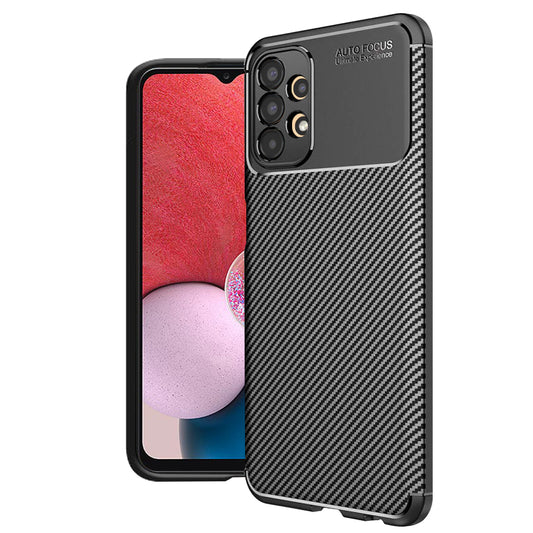 Etui na Samsung Galaxy A13 A135, Techsuit, CarbonFiber, czarne