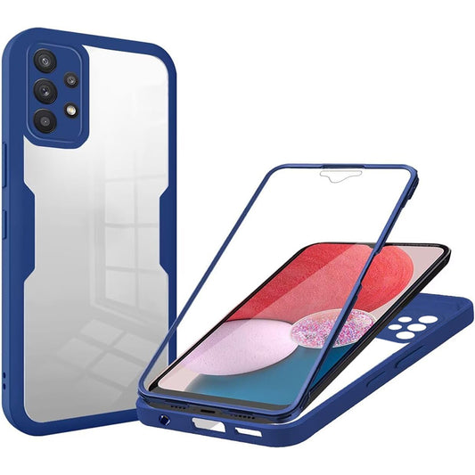 Etui na Samsung Galaxy A13 A135, Techsuit, ColorVerse 360, Niebieskie