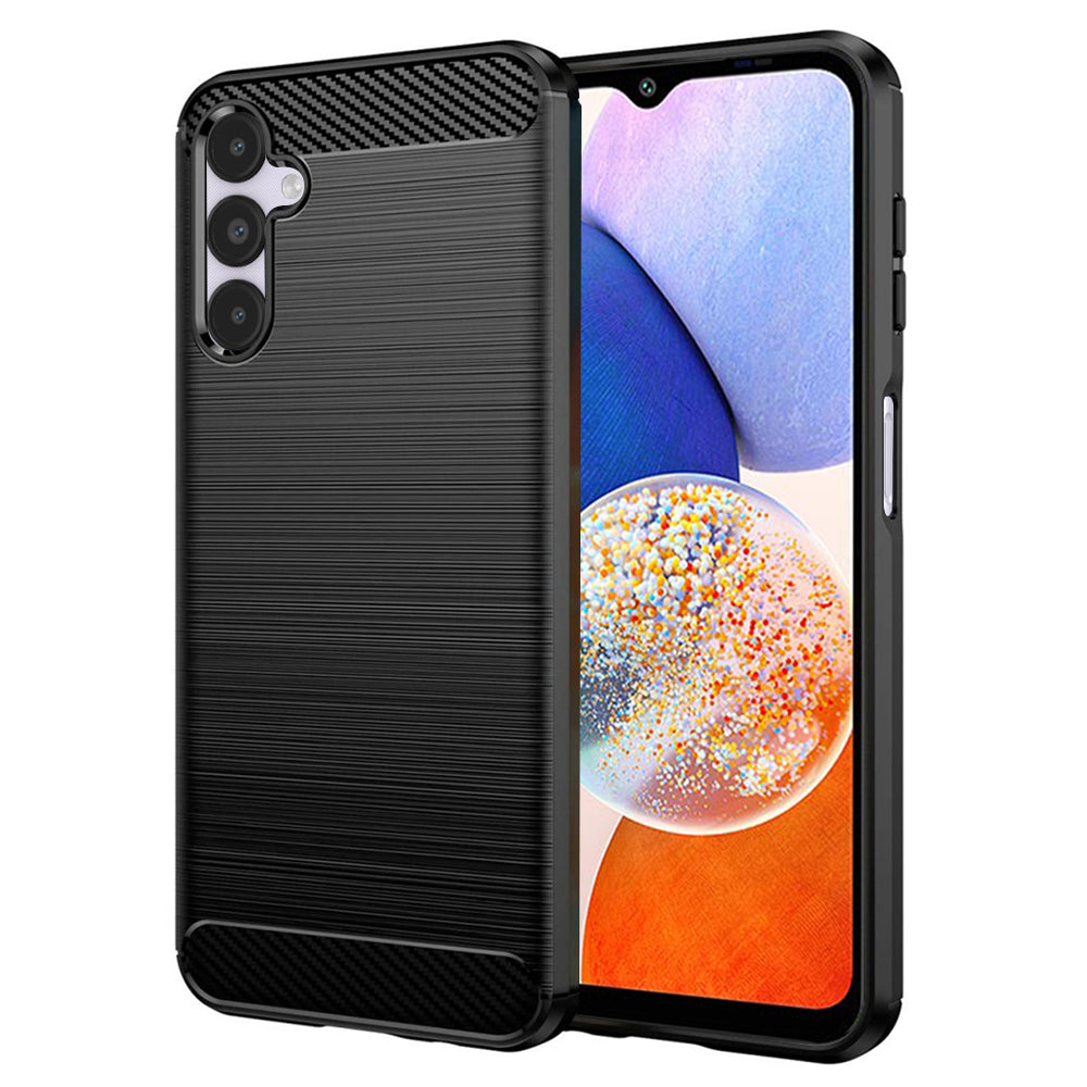 Etui na Samsung Galaxy A14 A145 / A14 5G A146, Techsuit, Carbon, Czarny