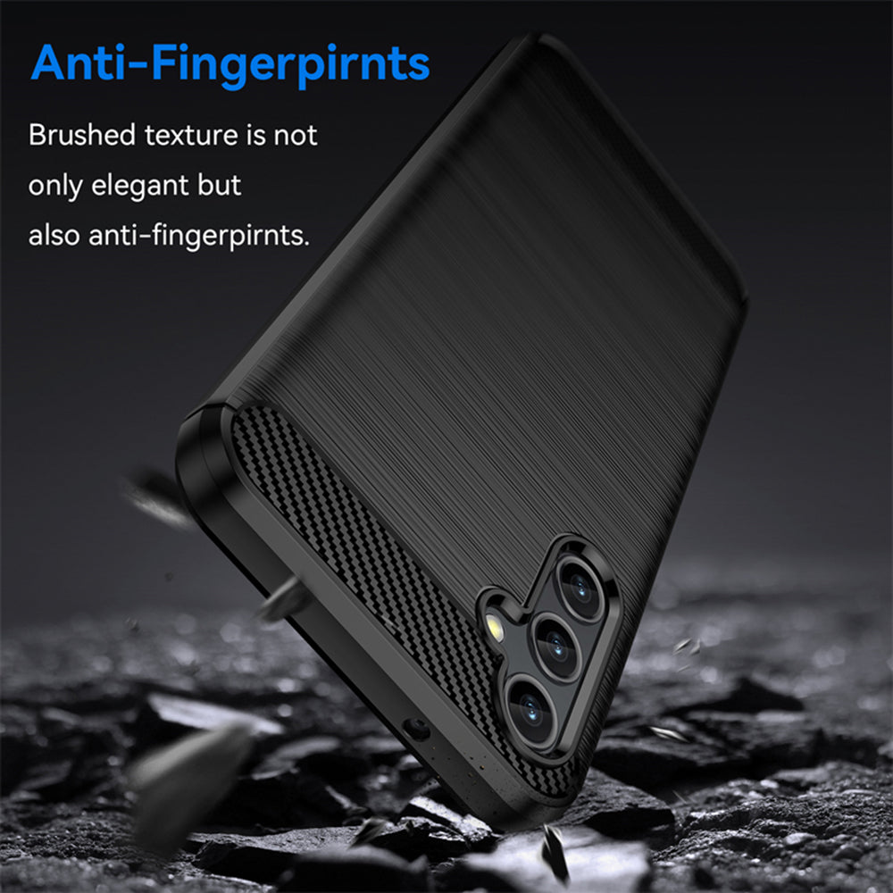 Etui na Samsung Galaxy A14 A145 / A14 5G A146, Techsuit, Carbon, Czarny