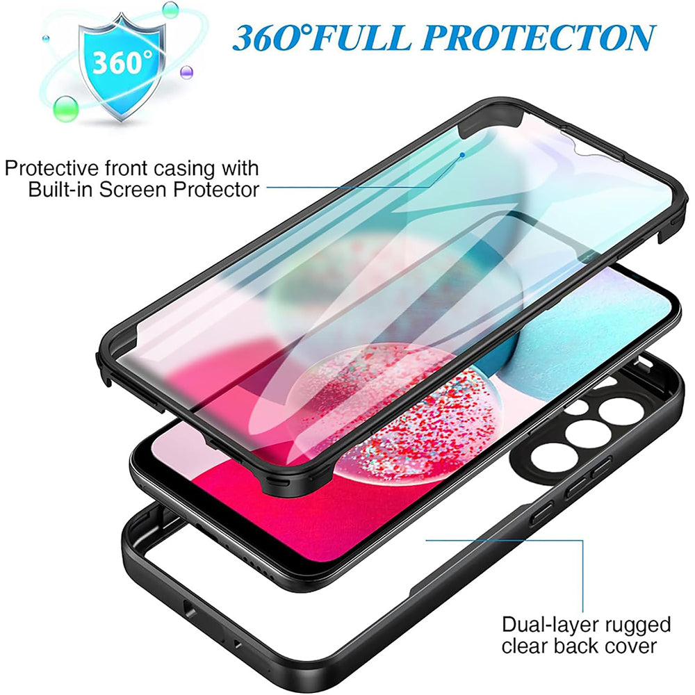 Etui na Samsung Galaxy A14 A145 / A14 5G A146, Techsuit, ColorVerse 360, Różowe