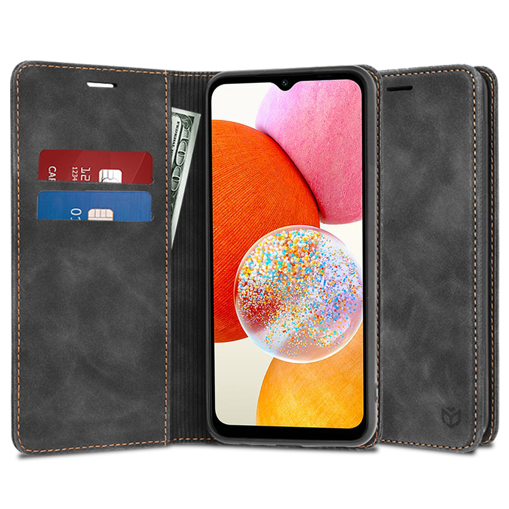 Etui na Samsung Galaxy A14 A145 / A14 5G A146, Techsuit, Confy, czarne