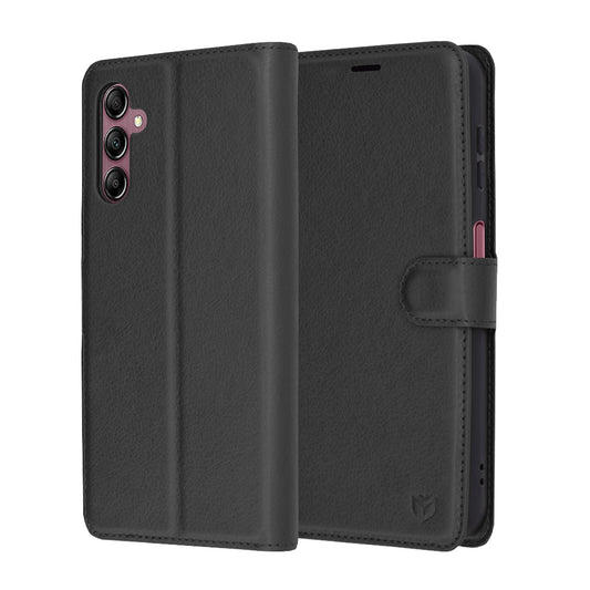 Etui na Samsung Galaxy A14 A145 / A14 5G A146, Techsuit, Leather Folio, czarne