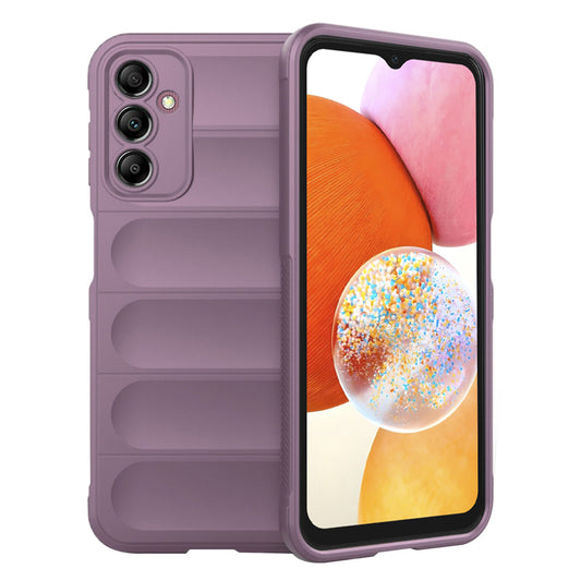 Etui na Samsung Galaxy A14 A145 / A14 5G A146, Techsuit, Magic Shield, Fioletowy