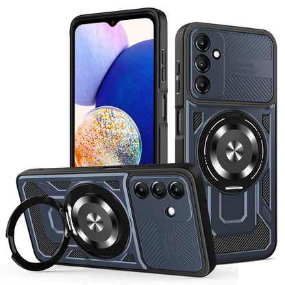 Etui na Samsung Galaxy A14 A145 / A14 5G A146, Techsuit, RuggedCam, Niebieskie