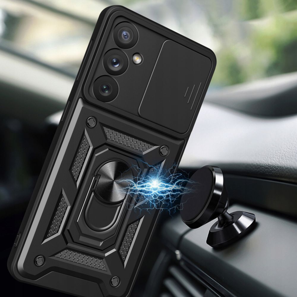 Case for Samsung Galaxy A15 5G A156 / A15 A155, Techsuit, CamShield, Black