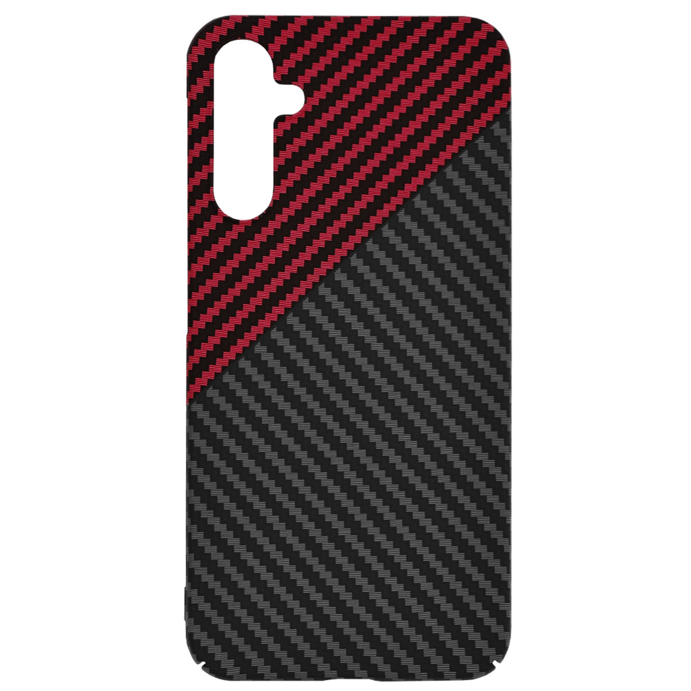 Case for Samsung Galaxy A15 5G A156 / A15 A155, Techsuit, Carbonite FiberShell, Black Red