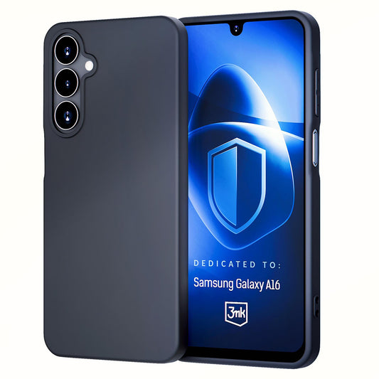 Etui na Samsung Galaxy A16 5G A166 / A16 4G A165, 3MK, Czarne Matowe