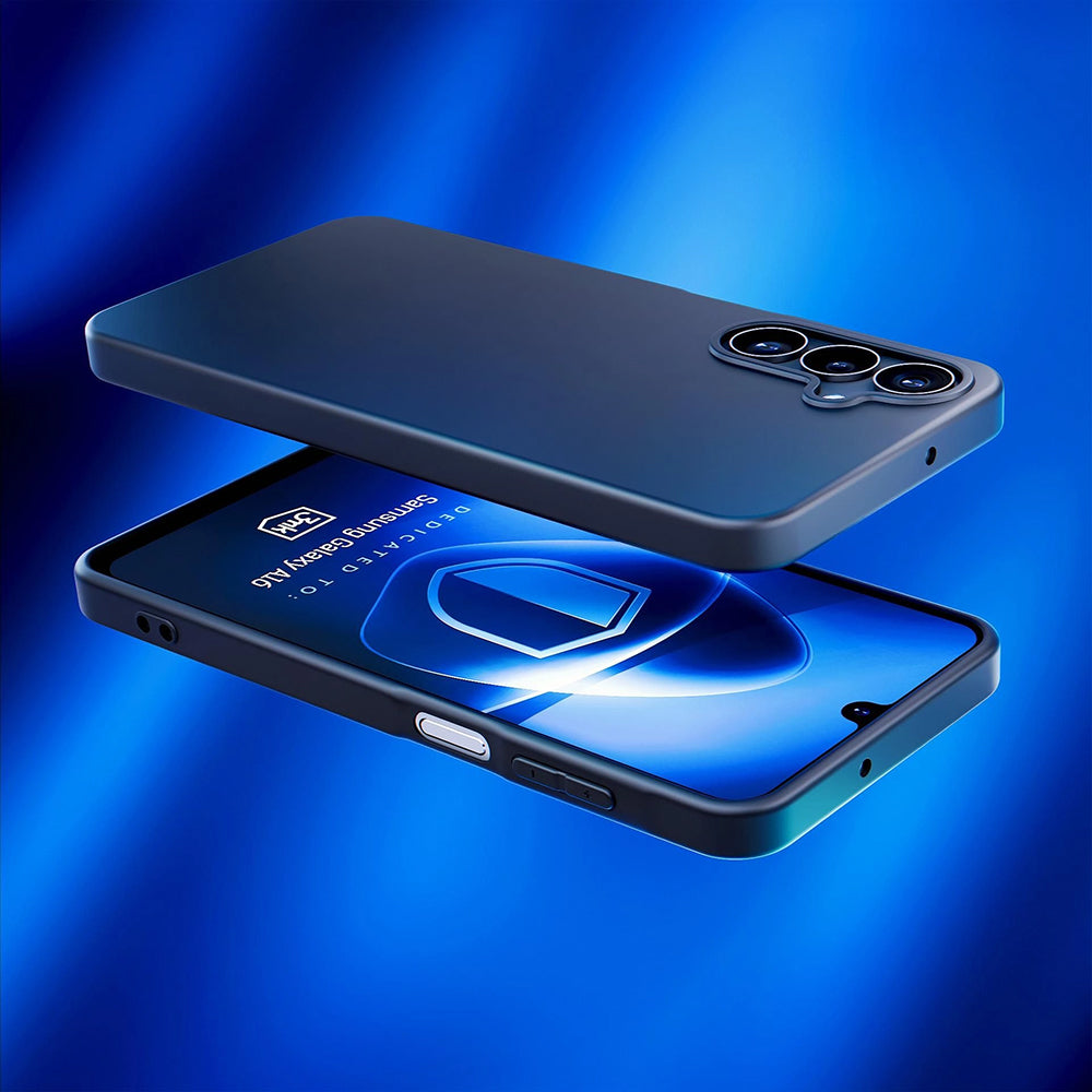 Etui na Samsung Galaxy A16 5G A166 / A16 4G A165, 3MK, Czarne Matowe