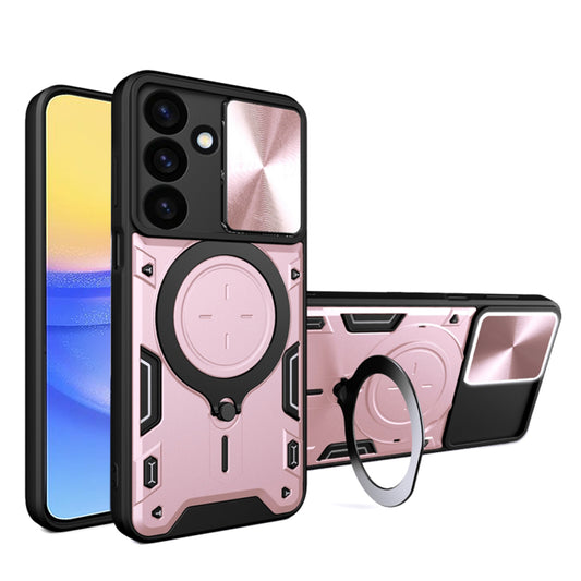 Etui do Samsung Galaxy A16 5G A166 / A16 4G A165, Techsuit, CamGuard Pro, Różowo-Złote