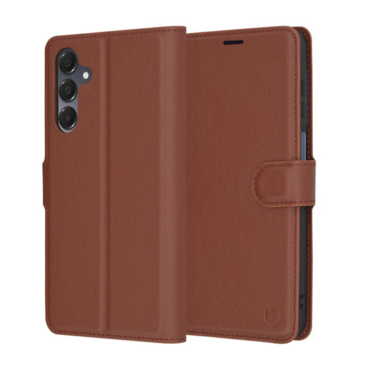 Etui na Samsung Galaxy A16 5G A166 / A16 4G A165, Techsuit, Leather Folio, Brązowe
