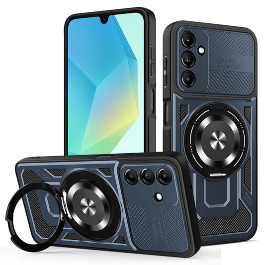 Etui na Samsung Galaxy A16 5G A166 / A16 4G A165, Techsuit, RuggedCam, Niebieskie