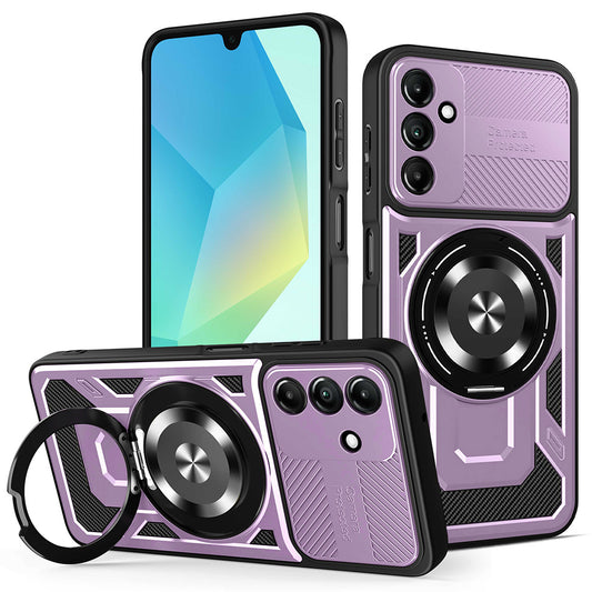 Etui na Samsung Galaxy A16 5G A166 / A16 4G A165, Techsuit, RuggedCam, Fioletowy