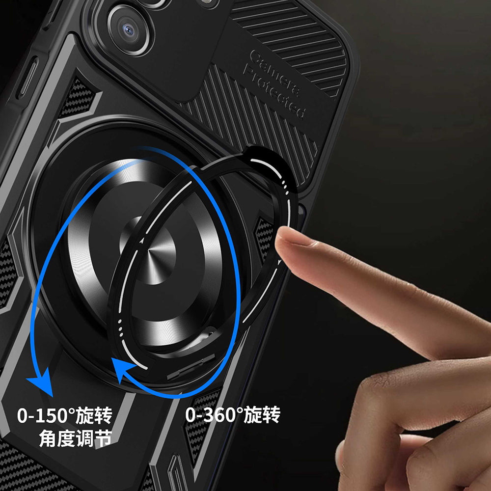 Case for Samsung Galaxy A16 5G A166 / A16 4G A165, Techsuit, RuggedCam, Purple