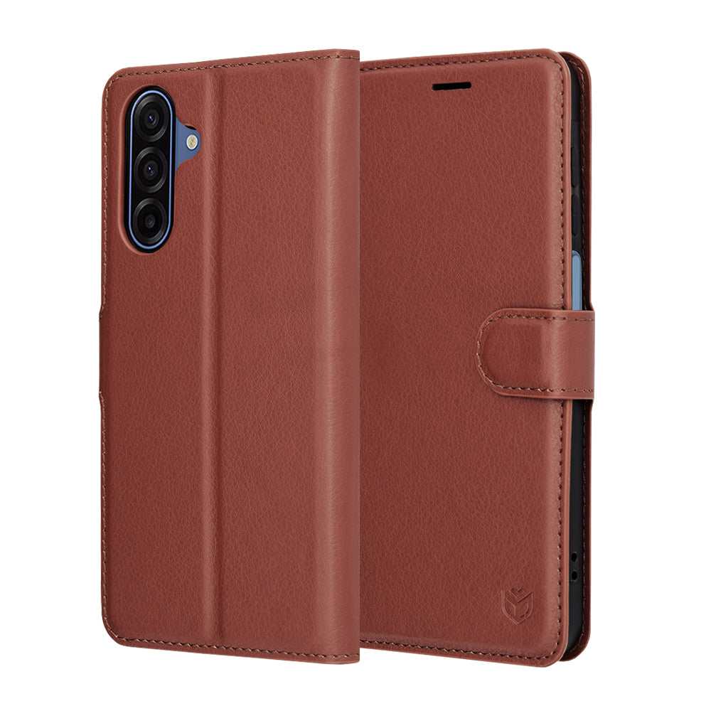 Etui na Samsung Galaxy A17 4G / A17 5G, Techsuit, Leather Folio, Brązowe
