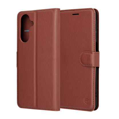 Etui na Samsung Galaxy A17 4G / A17 5G, Techsuit, Leather Folio, Brązowe