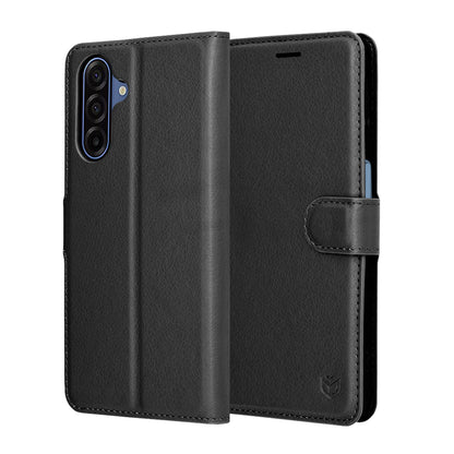 Etui na Samsung Galaxy A17 4G / A17 5G, Techsuit, Leather Folio, czarne