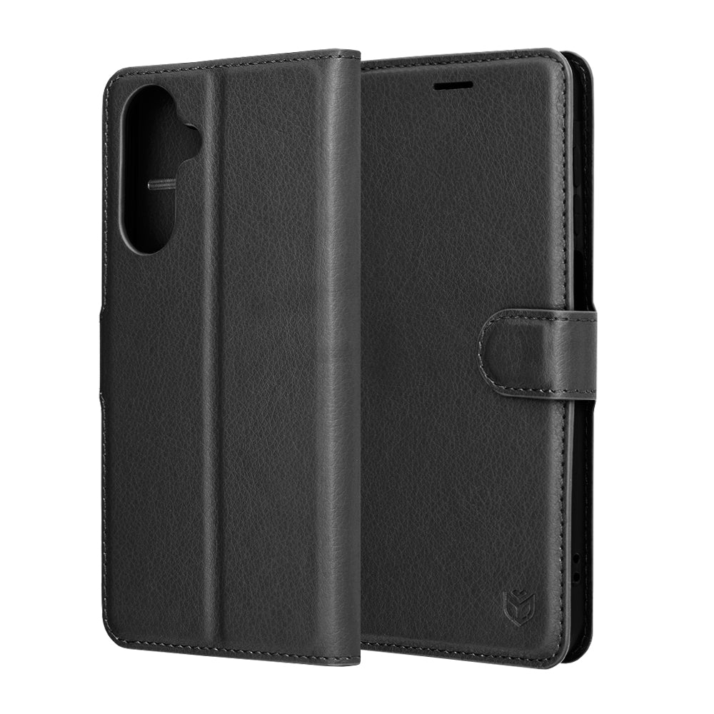 Etui na Samsung Galaxy A17 4G / A17 5G, Techsuit, Leather Folio, czarne