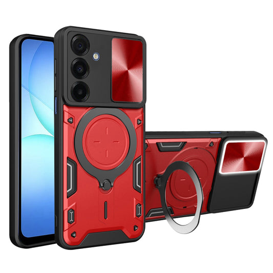 Etui na Samsung Galaxy A17 5G, Techsuit, CamGuard Pro, Czerwone