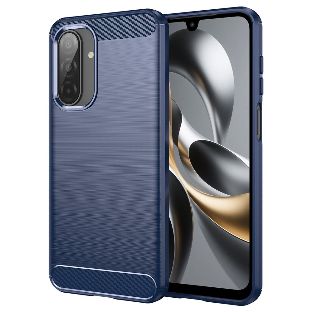 Etui na Samsung Galaxy A17 5G, Techsuit, Carbon, Niebieskie