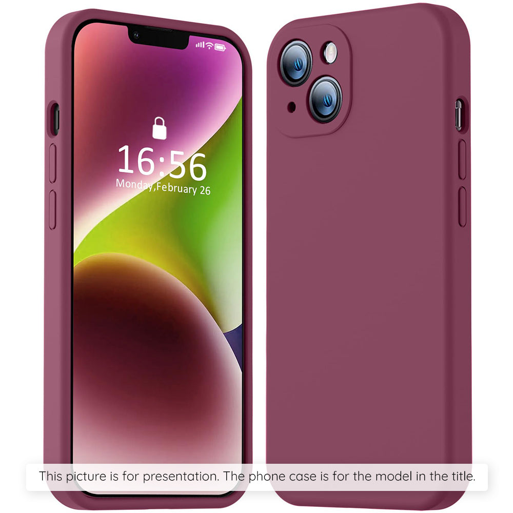 Etui na Samsung Galaxy A17 5G, Techsuit, SoftFlex, Wiśniowy
