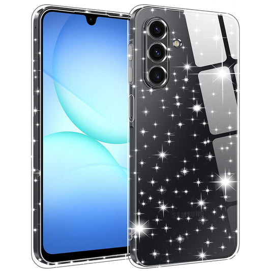 Etui na Samsung Galaxy A17 5G, Techsuit, SparkleSkin, Przezroczyste