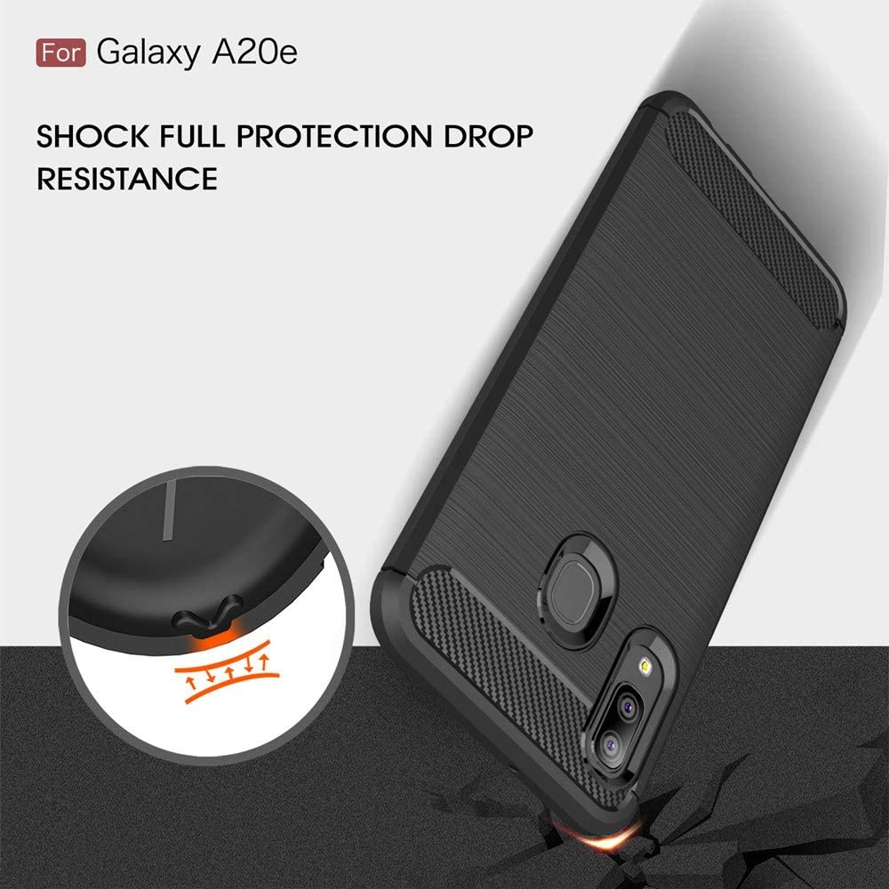 Etui na Samsung Galaxy A20e A202, Techsuit, Carbon, Czarny