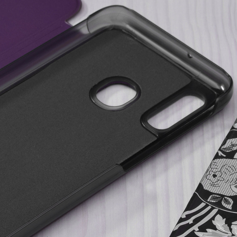 Etui na Samsung Galaxy A20e A202, Techsuit, eFold, Fioletowy