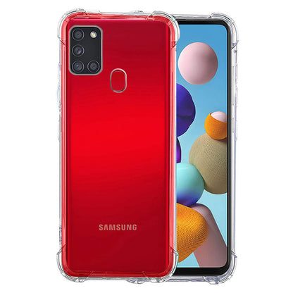 Etui na Samsung Galaxy A21s A217, Techsuit, Shockproof Clear, Przezroczyste
