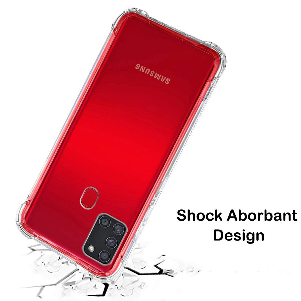 Etui na Samsung Galaxy A21s A217, Techsuit, Shockproof Clear, Przezroczyste