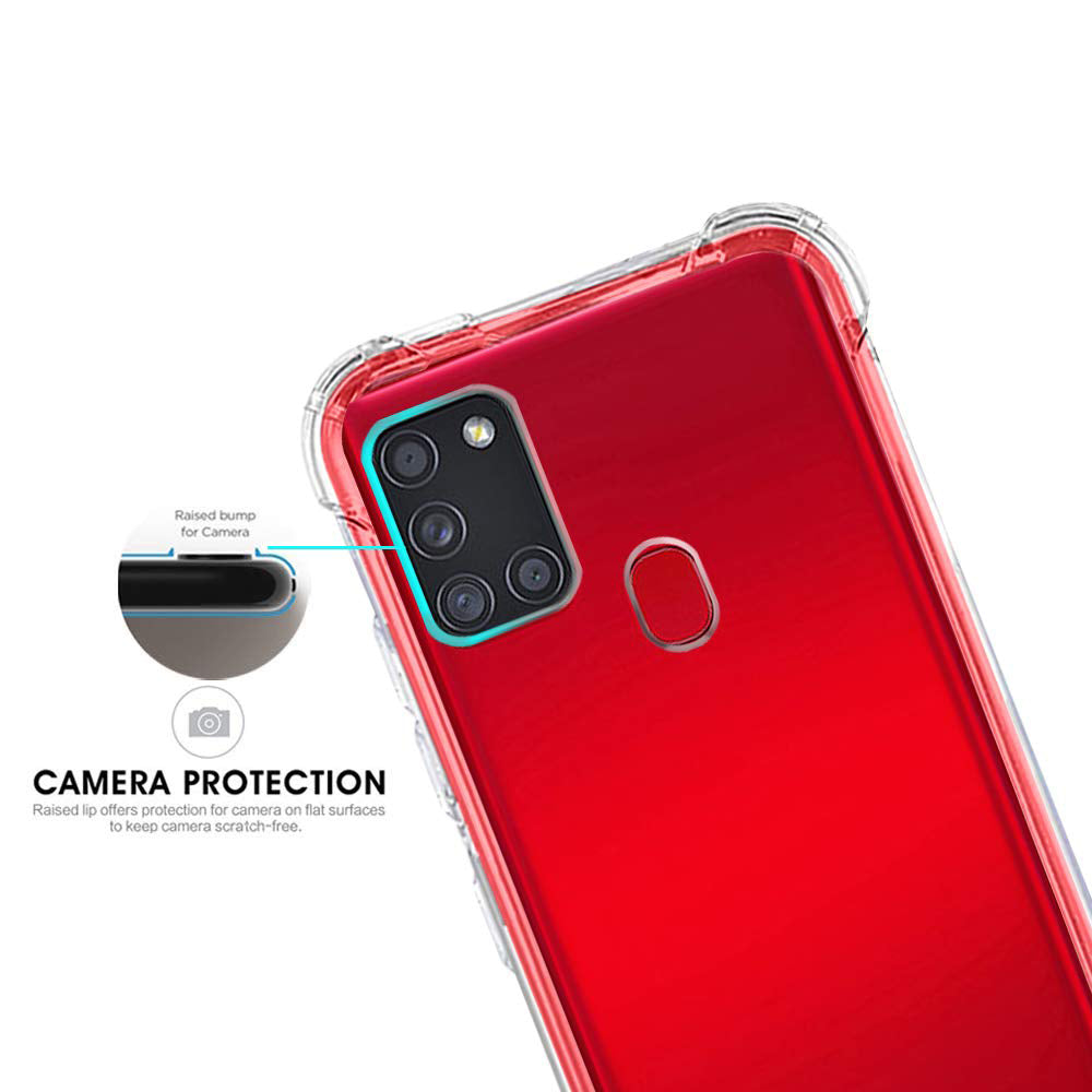 Etui na Samsung Galaxy A21s A217, Techsuit, Shockproof Clear, Przezroczyste