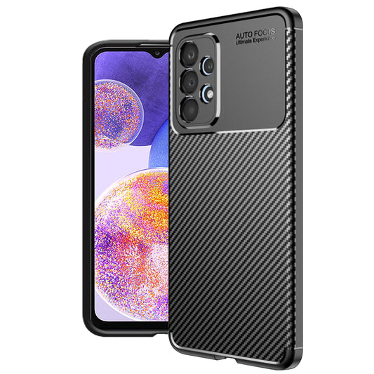 Etui do Samsung Galaxy A23 5G A236 / A23 A235, Techsuit, CarbonFiber, czarne