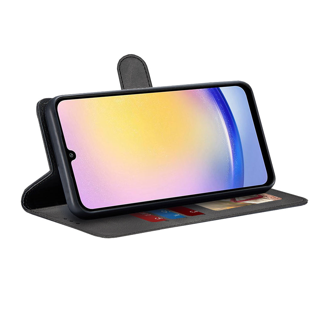 Etui na Samsung Galaxy A25 A256, Techsuit, Diary Book, czarne