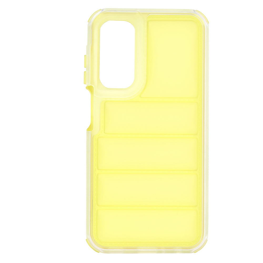 Case for Samsung Galaxy A25 A256, Techsuit, Wave Shield, Yellow